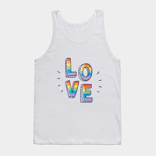 Love is love. Rainbow pride Tank Top